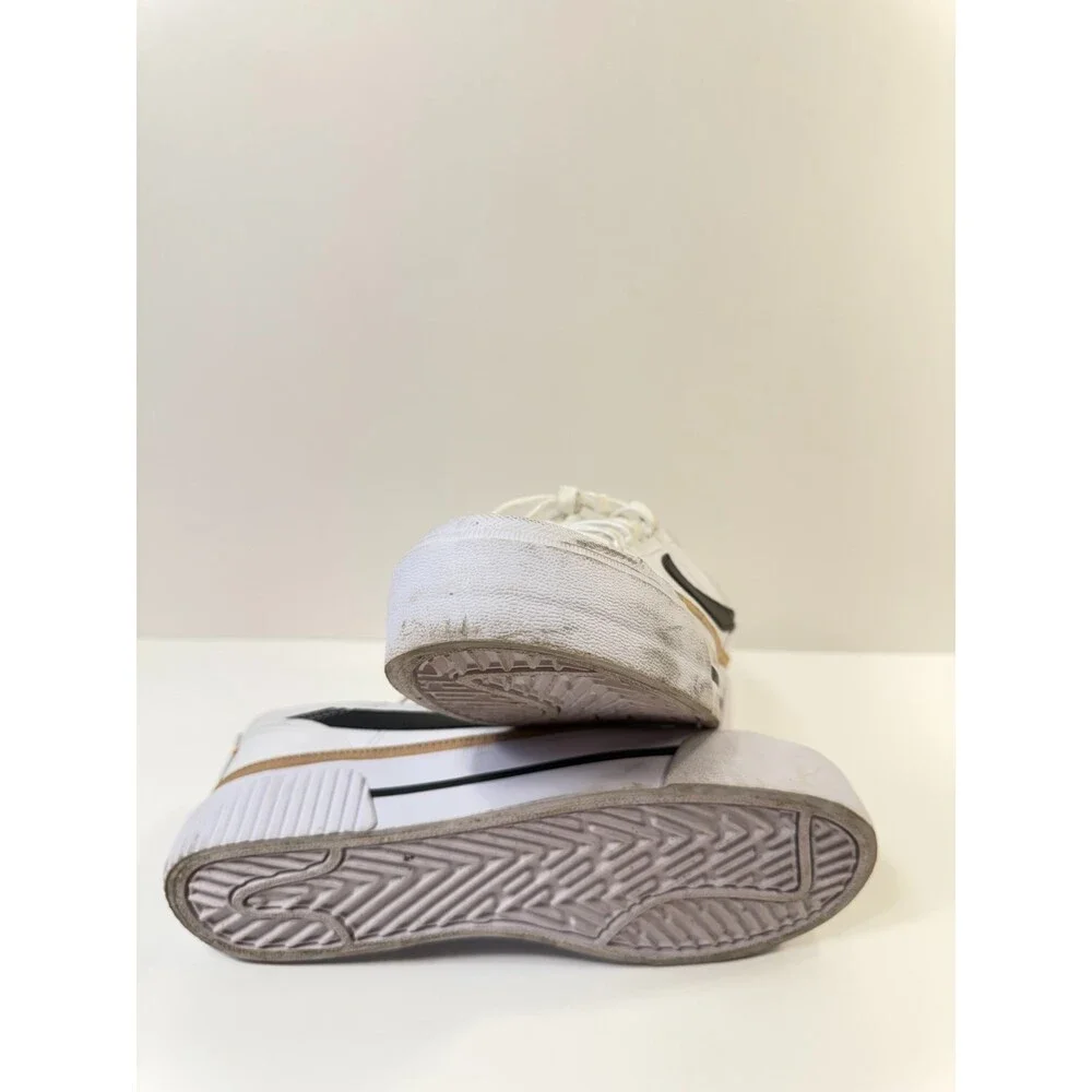 Nike Womens Court Legacy Lift White Black US 9